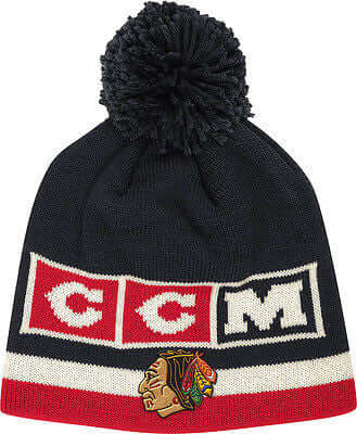 Chicago Blackhawks Original Six Flat Brim Snapback Hat NHL CCM