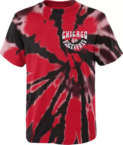 MLB Cubs Double Up Youth Tie Dye Crew Long Sleeve T-shirts S-8