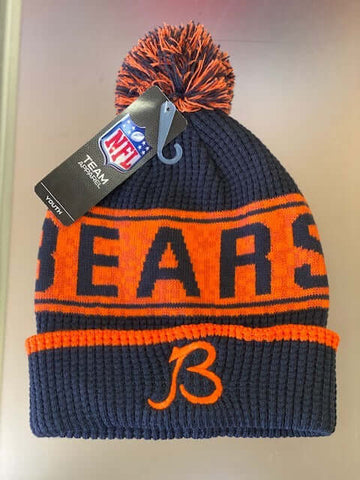 Chicago Bears Youth Kids Beanie Army Print Knit Winter Hat