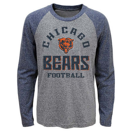 Fanatics Branded Men's Navy Chicago Bears Camo Jacquard T-Shirt - Navy