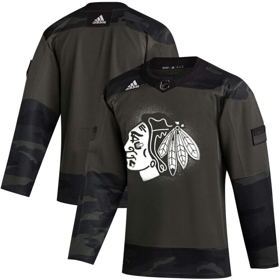 chicago blackhawks camo jersey for sale