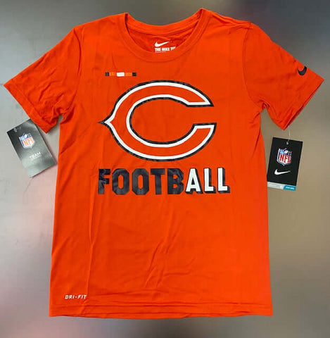 Team Apparel-Boy's NFL Orange Chicago Bears shirt