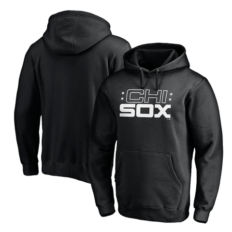 Antigua MLB Chenille Patch Victory Pullover Hoodie, Mens, 3XL, Chicago White Sox Charcoal