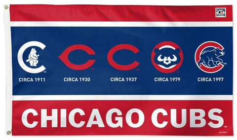 Chicago Bears White 3' x 5' Polyester Flag (F-1481) - by www