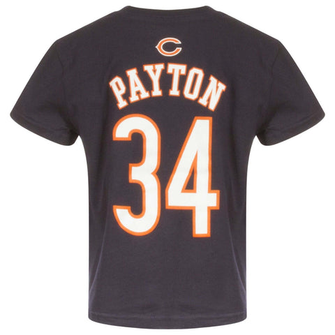 Outerstuff Youth Walter Payton Chicago Bears Mainliner Player Name and Number Shirt L (14/16)