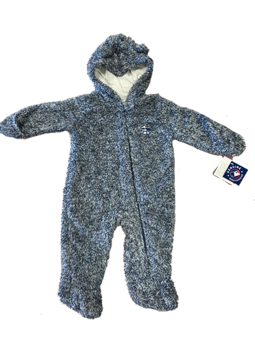 Chicago Cubs Infant Teddy Fleece Hooded Coverall 6-9 Months