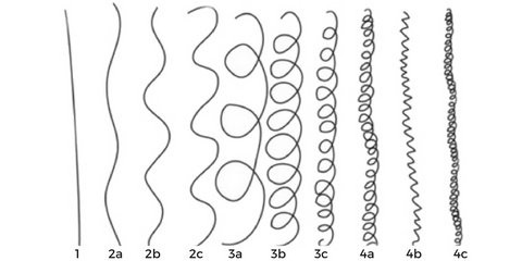 Hair Curl Pattern Chart