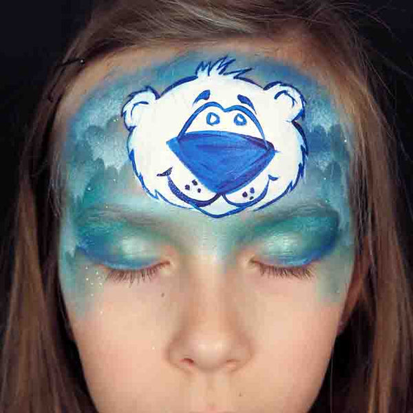 polar bear face paint