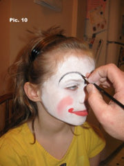 How To Face Paint A Clown Face Clownantics