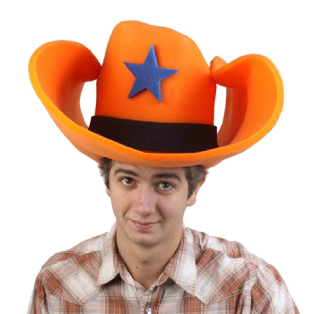 Super Size 50 Gallon Cowboy Hats - Orange (28