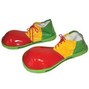 red yellow and green shoes