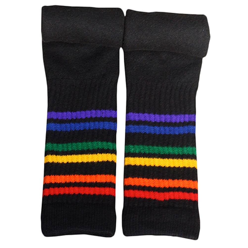 Rainbow Striped Socks Athletic 19