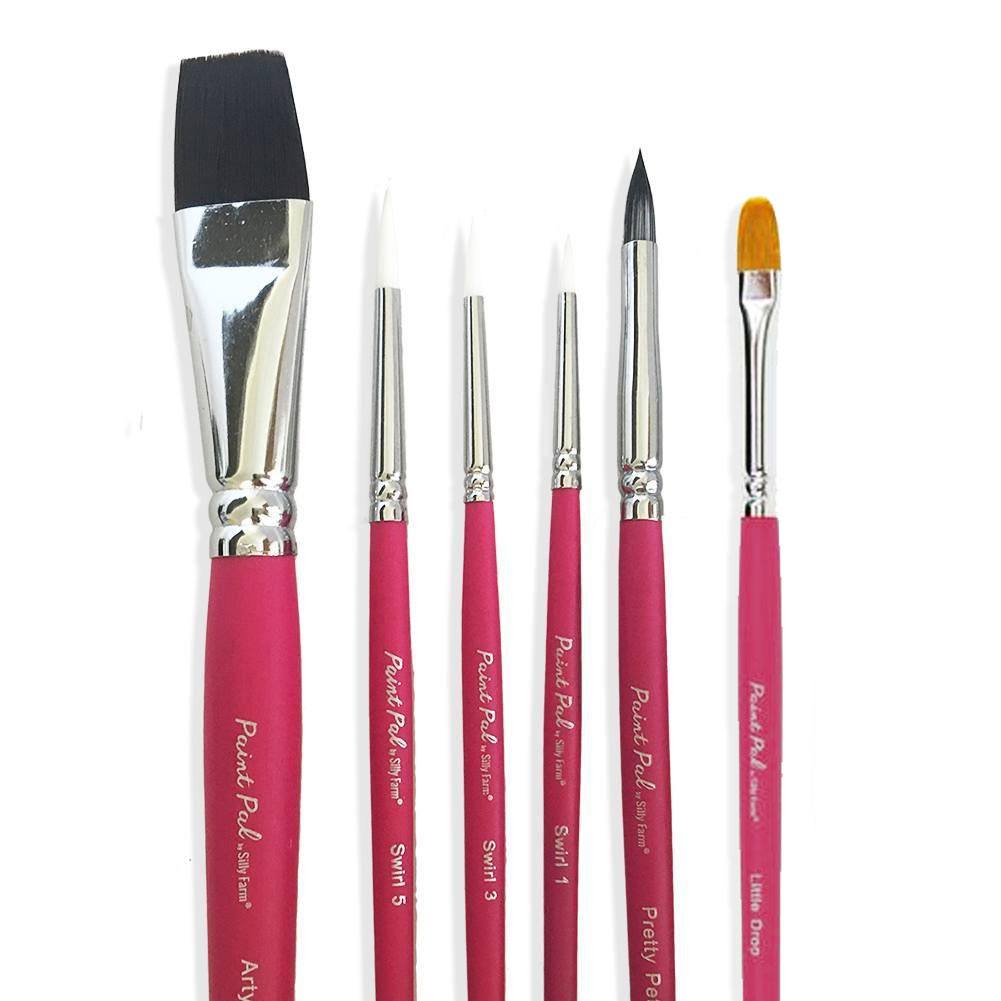 Silly Farm 6 Piece Classic Brush Set