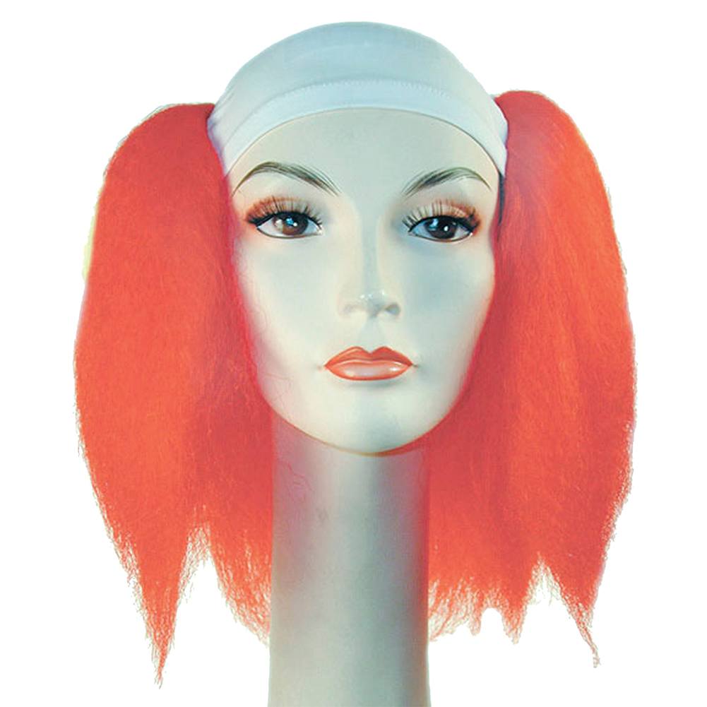 Morris Costumes Silly Boy Bald Deluxe Wig - Bright Flame