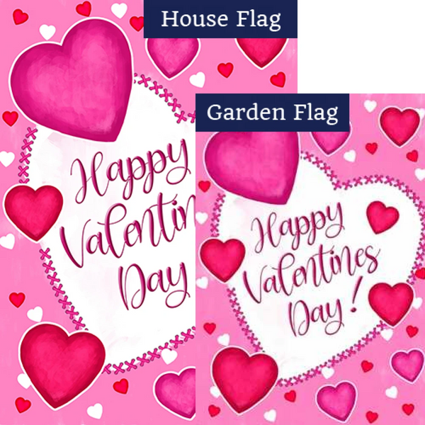 Happy Valentine's Day Flag