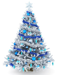 Blue and Silver Christmas Tree