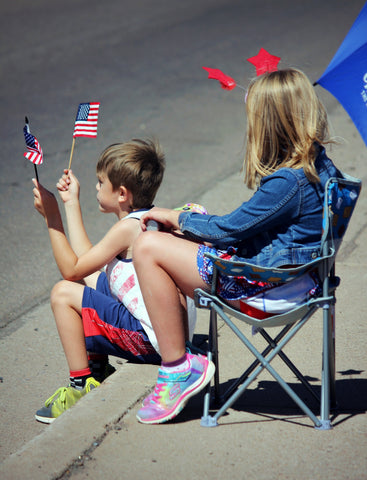 Flag in Hair