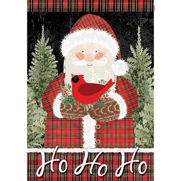 Cute Plaid Santa