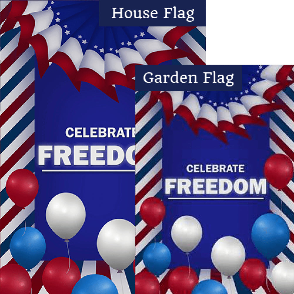 America Forever Celebrate Freedom Flags Set (2 Pieces)