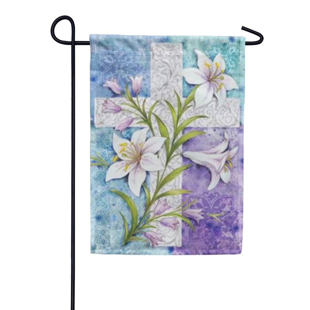 Toland Easter Lilies Garden Flag: Flagsrus.org
