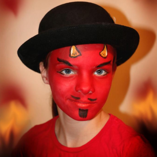 Top 5 Devil Face Paint Designs: How to Paint a Devil Face - Facepaint.com