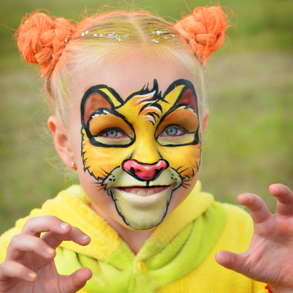 Lion King Simba Face Paint by Natalia Kirillova - Facepaint.com