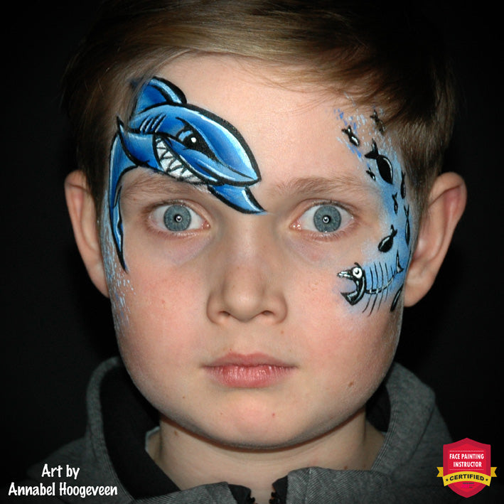 Shark Teeth Face Paint