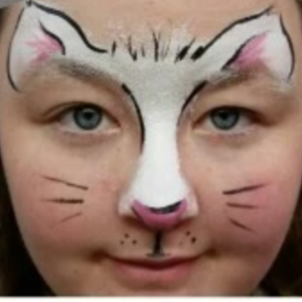 cat face paint halloween