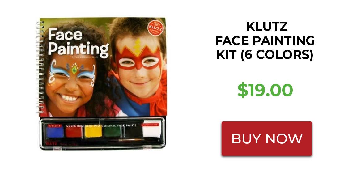 Wolfe Jumbo Bright Face Paint Crayons (6/Box)