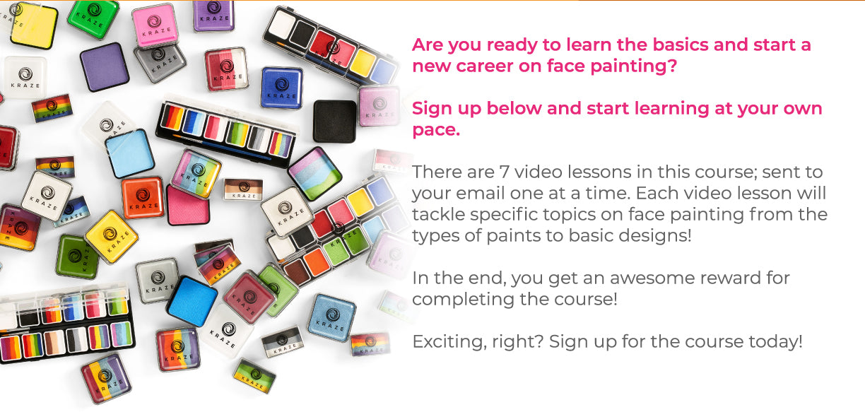 Facepaint Com S 7 Part Beginner Face Painting Minicourse