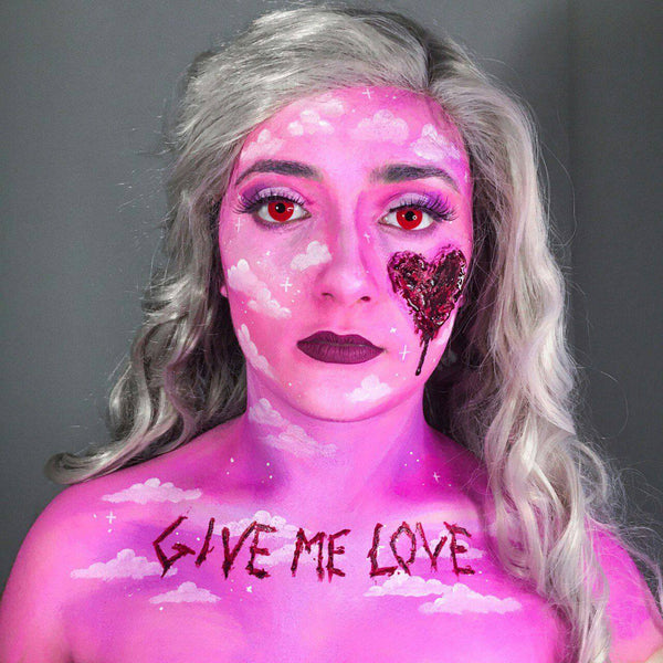 Valentine's Day Face Paint Design