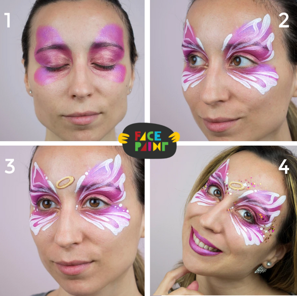 Angel Face Paint Design