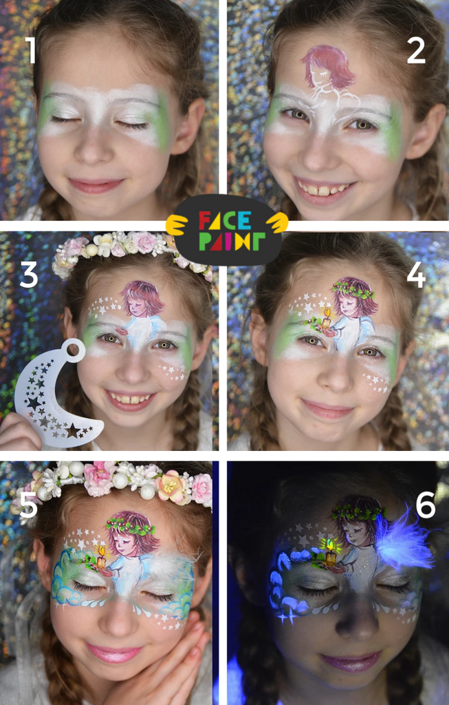 Angel Face Paint Design