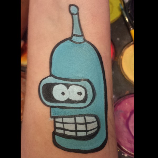 Bender Face Paint Design