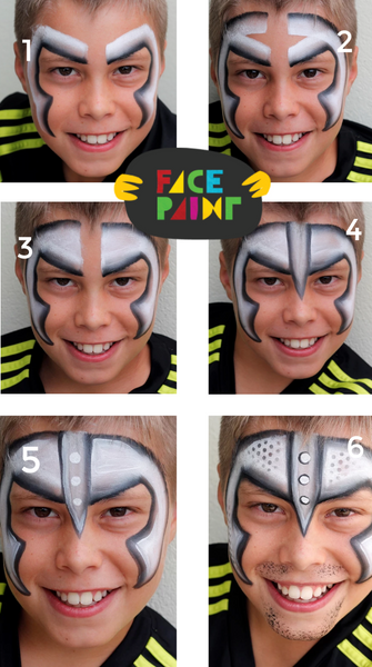 Brave Warrior Face Paint