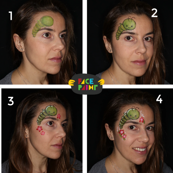 Bug Face Paint Design