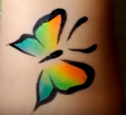 Butterfly Cheek Design