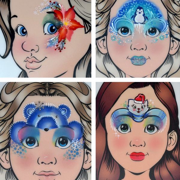 Christmas Face Paint Designs