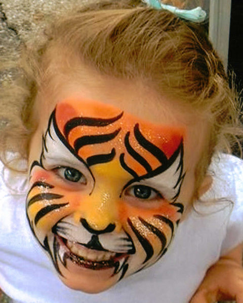 Dawn Crocker Tiger Face Paint
