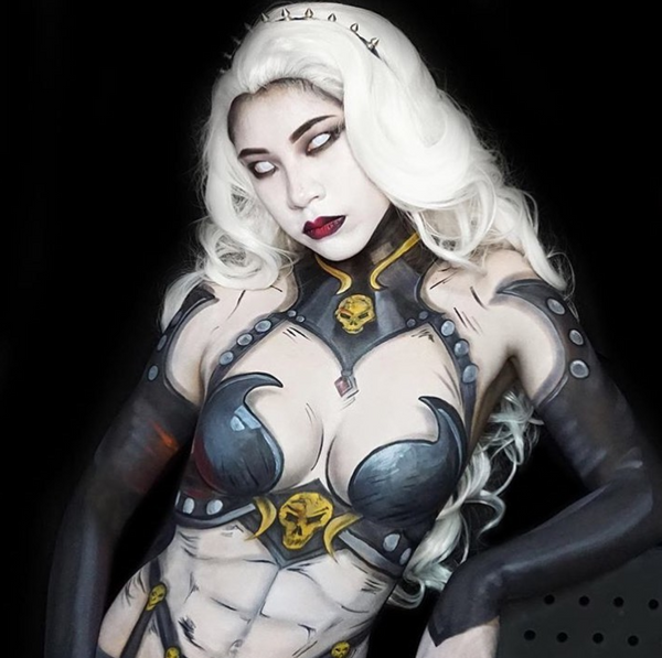 Lady Death Body Paint