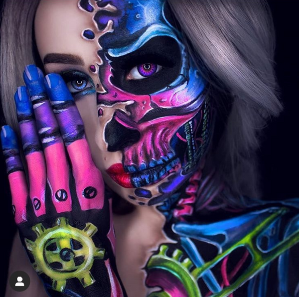 Terminator Alice Face Paint