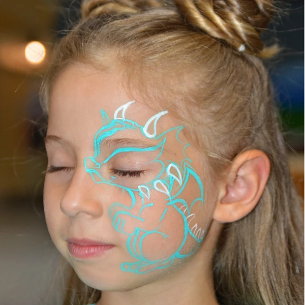 Dragon Face Paint Design