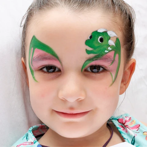 Dragon Face Paint Design