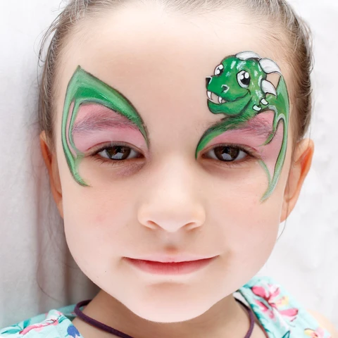 Dragon Face Paint Design