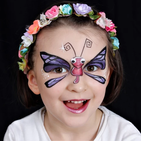 30 Quick & Easy Face Paint Ideas For Kids: Tutorials & Videos - Facepaint .com