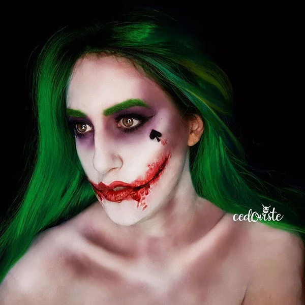 Female Joker Face Paint