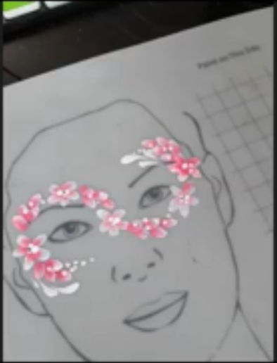 Flower Face Design