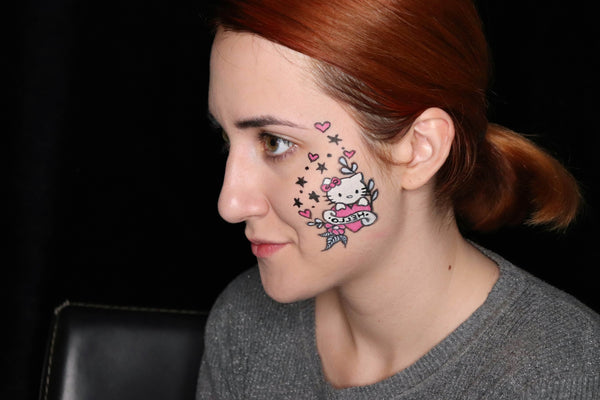 Hello Kitty Cheek Art Design