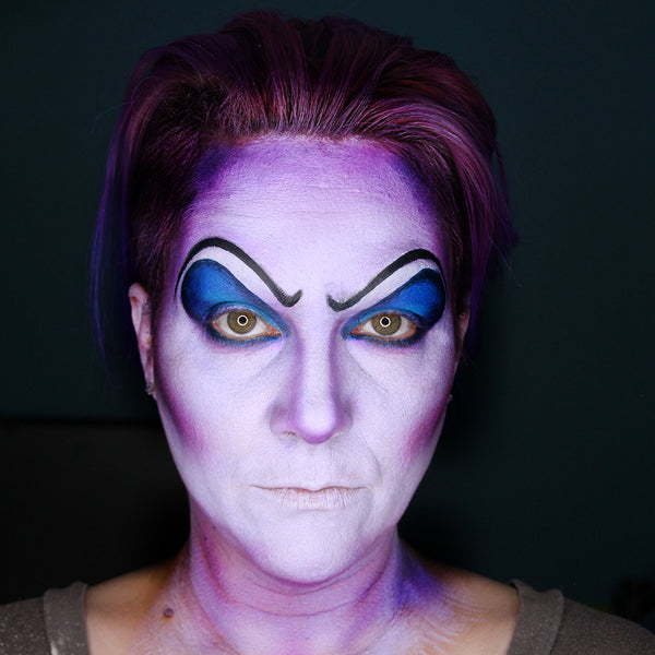 Ursula Makeup Face Paint Tutorial 