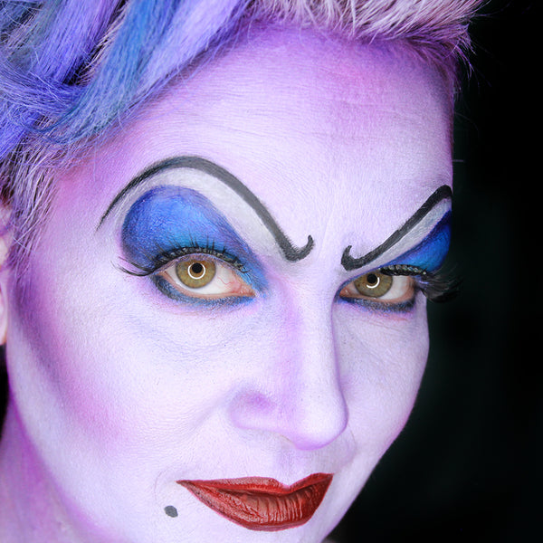 Ursula Face Paint Tutorial by Stacey Perry